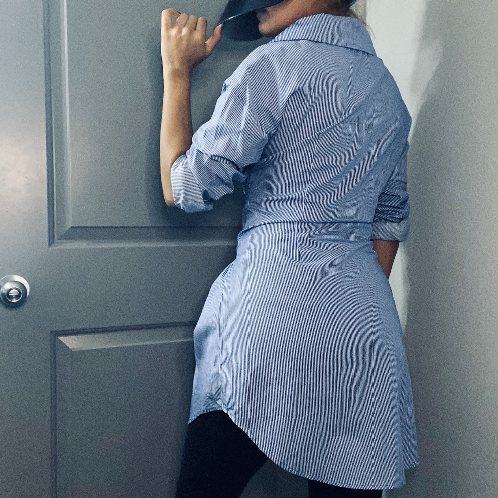 STRIPED CASUAL DAY DRESS- BRAND NEW - NEVER WORN*